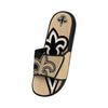 New Orleans Saints NFL Mens Colorblock Big Logo Gel Slides