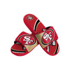 San Francisco 49ers NFL Mens Colorblock Big Logo Gel Slides