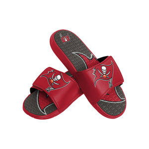 Tampa Bay Buccaneers NFL Mens Colorblock Big Logo Gel Slide