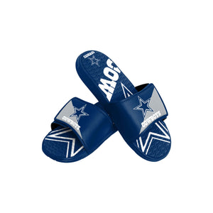 Dallas Cowboys NFL Youth Colorblock Big Logo Gel Slide