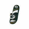 Green Bay Packers NFL Youth Colorblock Big Logo Gel Slide