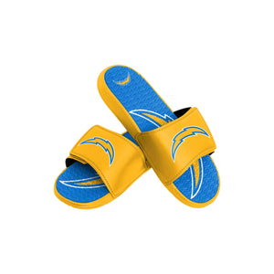 Los Angeles Chargers NFL Youth Colorblock Big Logo Gel Slide