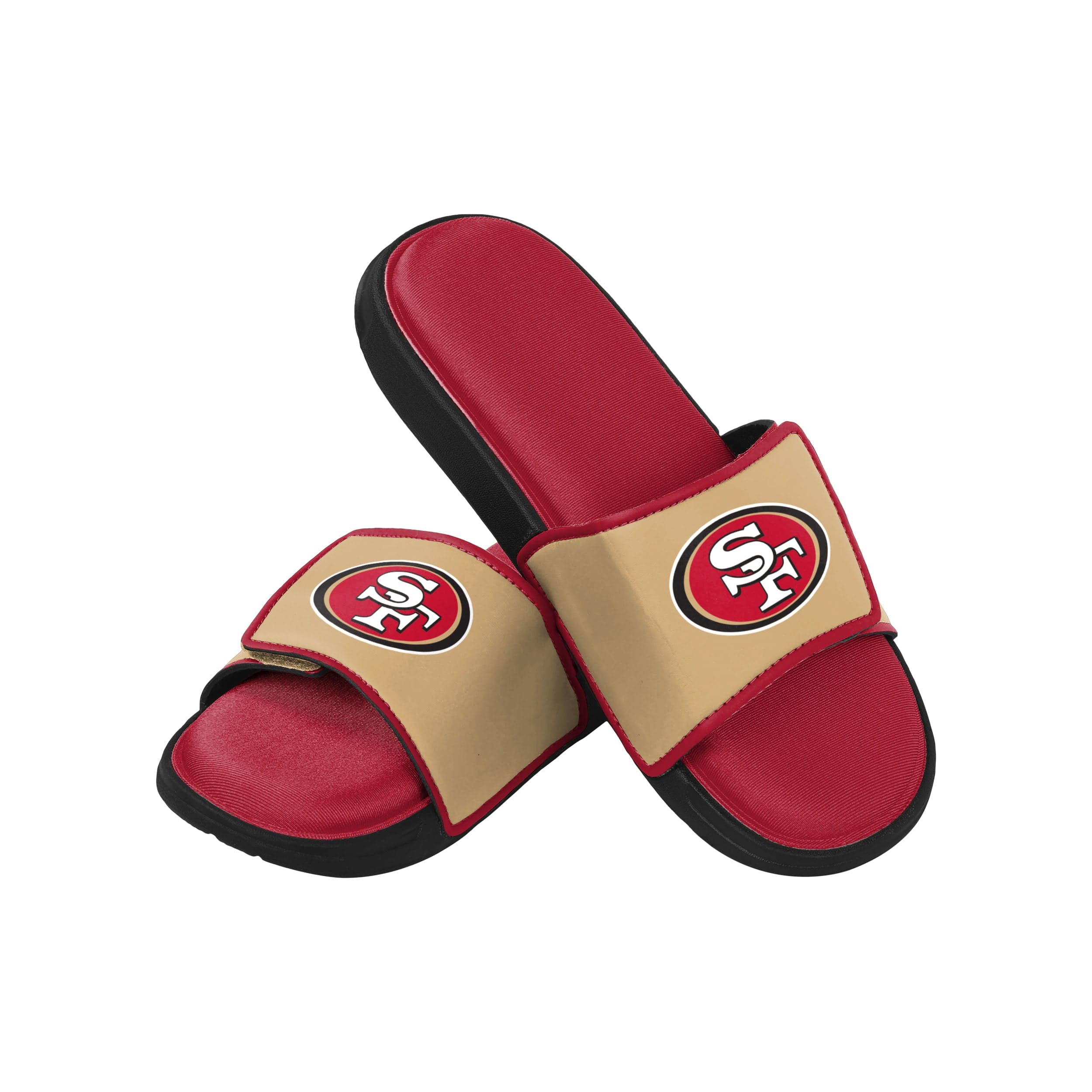 San Francisco 49ers NFL Youth Colorblock Slide Slipper