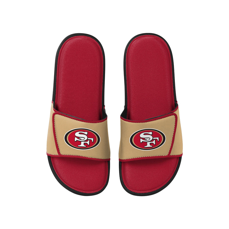 San Francisco 49ers FOCO Retro Gel Slide Sandals