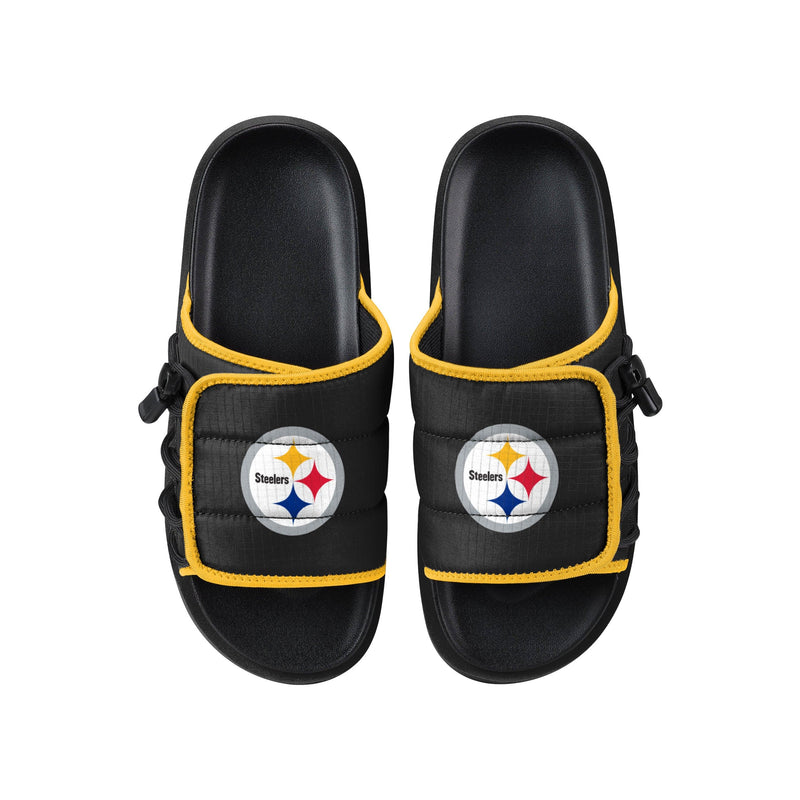 Pittsburgh Steelers Future Slide Flip Flop, Mens Size: M