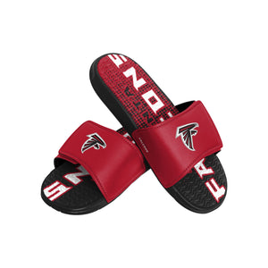 Atlanta Falcons NFL Mens Gradient Wordmark Gel Slide