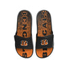 Cincinnati Bengals NFL Mens Gradient Wordmark Gel Slide