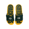 Green Bay Packers NFL Mens Gradient Wordmark Gel Slide