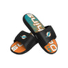 Miami Dolphins NFL Mens Gradient Wordmark Gel Slide