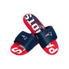 New England Patriots NFL Mens Gradient Wordmark Gel Slide