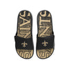 New Orleans Saints NFL Mens Gradient Wordmark Gel Slide