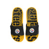 Pittsburgh Steelers NFL Mens Gradient Wordmark Gel Slide