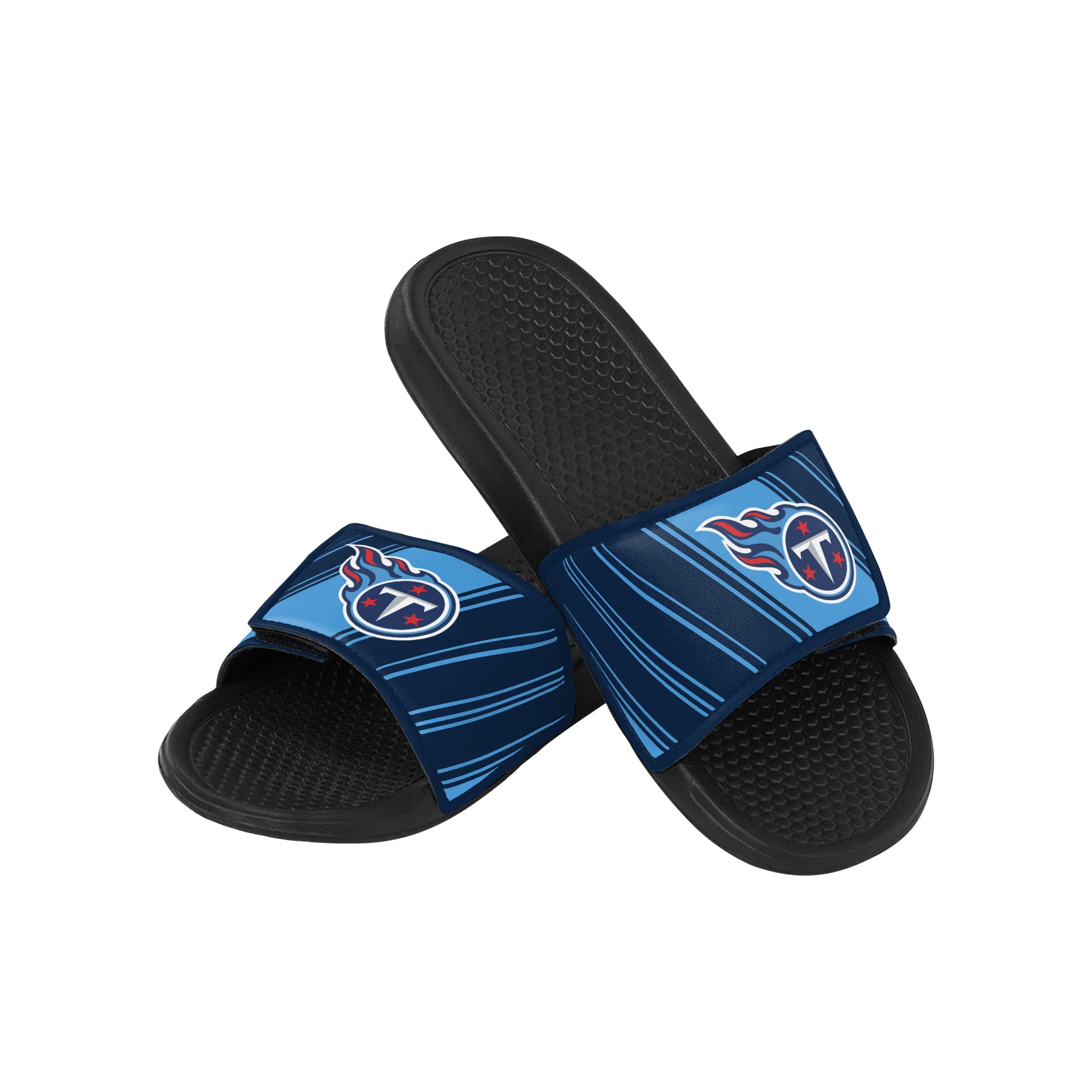 Tennessee Titans NFL Mens Gradient Wordmark Gel Slide - XL