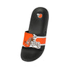 Cleveland Browns NFL Mens Striped Big Logo Raised Slide