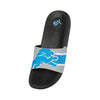 Detroit Lions NFL Mens Striped Big Logo Raised Slide