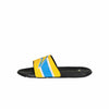 Los Angeles Chargers NFL Mens Striped Big Logo Raised Slide