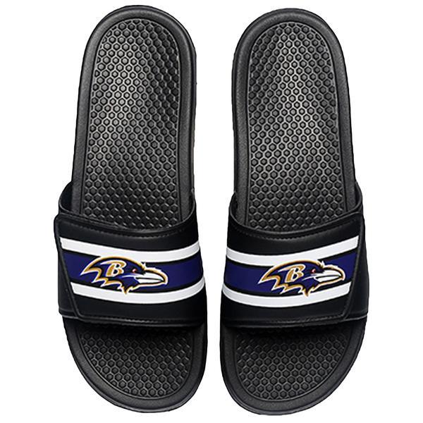NFL Mens Stripe Legacy Sport Slides - Pick Your Team
