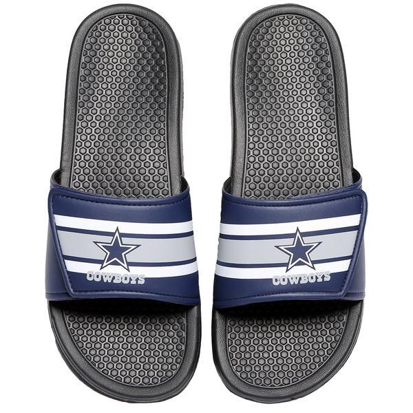 NFL Mens Stripe Legacy Sport Slides - Pick Your Team