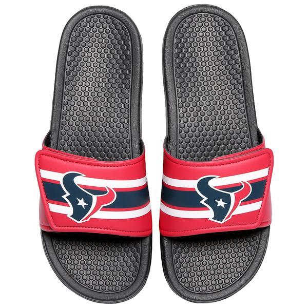 NFL Mens Stripe Legacy Sport Slides - Pick Your Team
