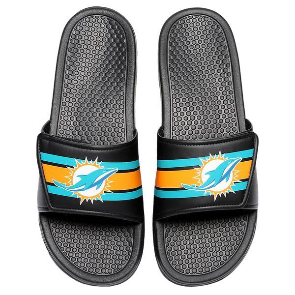NFL Mens Stripe Legacy Sport Slides - Pick Your Team