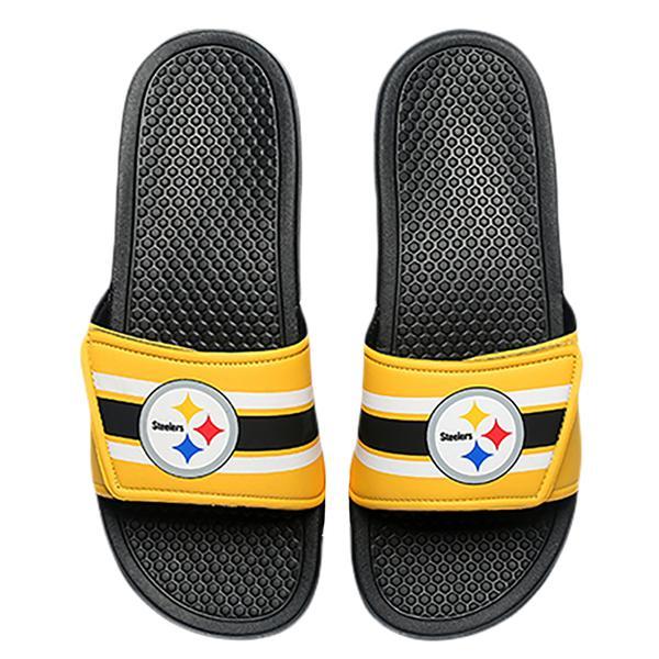 NFL Mens Stripe Legacy Sport Slides - Pick Your Team