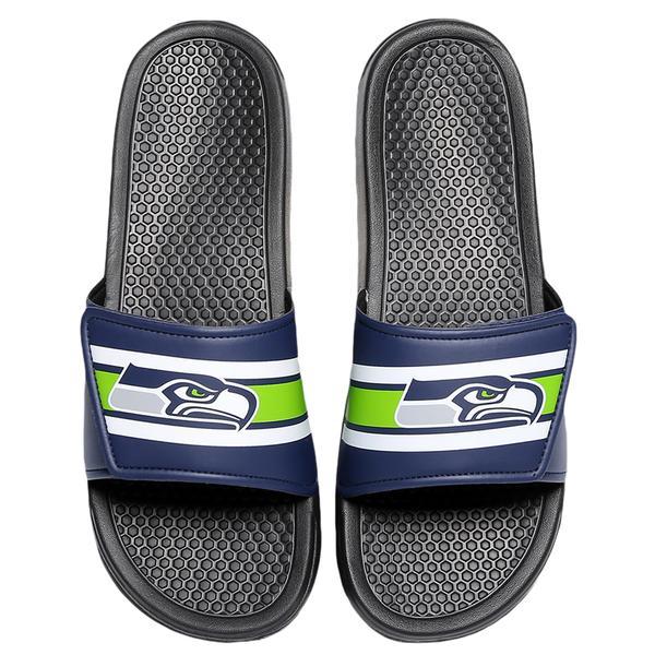 NFL Mens Stripe Legacy Sport Slides - Pick Your Team