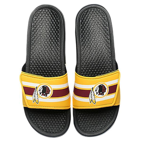 NFL Mens Stripe Legacy Sport Slides - Pick Your Team