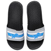 Detroit Lions NFL Mens Stripe Legacy Sport Slides