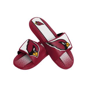 Arizona Cardinals NFL Mens Team Stripe Gel Slide