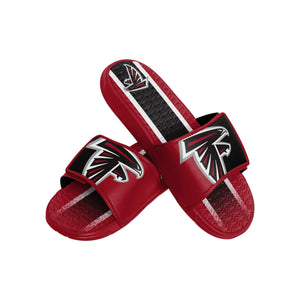 Atlanta Falcons NFL Mens Team Stripe Gel Slide