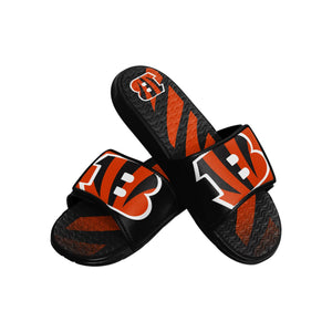 Cincinnati Bengals NFL Mens Team Stripe Gel Slide