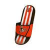 Cleveland Browns NFL Mens Team Stripe Gel Slide