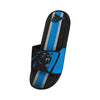 Carolina Panthers NFL Mens Team Stripe Gel Slide