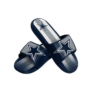 Dallas Cowboys NFL Mens Team Stripe Gel Slide