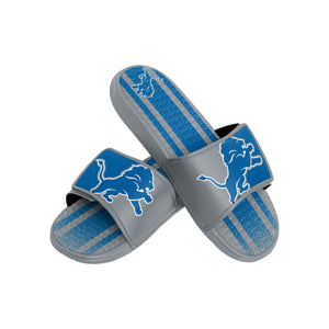 Detroit Lions NFL Mens Team Stripe Gel Slide