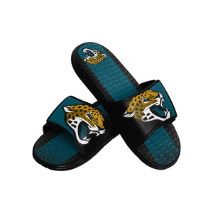 Jacksonville Jaguars NFL Mens Team Stripe Gel Slide