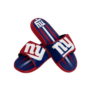 New York Giants NFL Mens Team Stripe Gel Slide