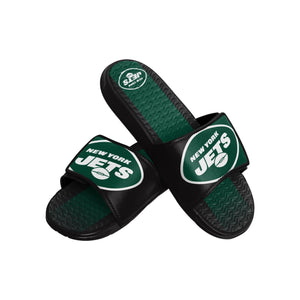 New York Jets NFL Mens Team Stripe Gel Slide
