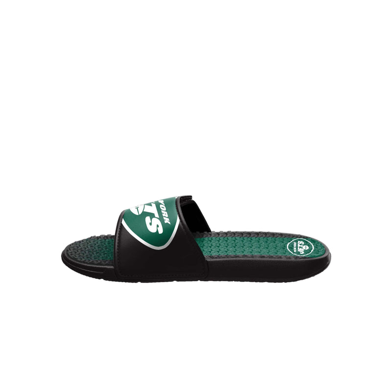 New York Jets Womens Glitter Gel Slide