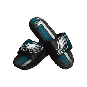 Philadelphia Eagles NFL Mens Team Stripe Gel Slide