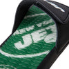 New York Jets NFL Mens Wordmark Gel Slides