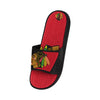 Chicago Blackhawks NHL Mens Colorblock Big Logo Gel Slides