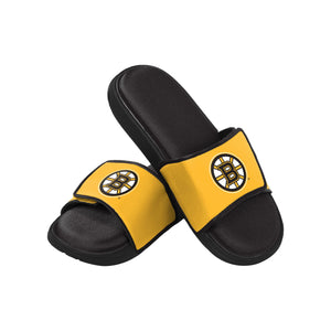 Boston Bruins NHL Mens Foam Sport Slide Sandals