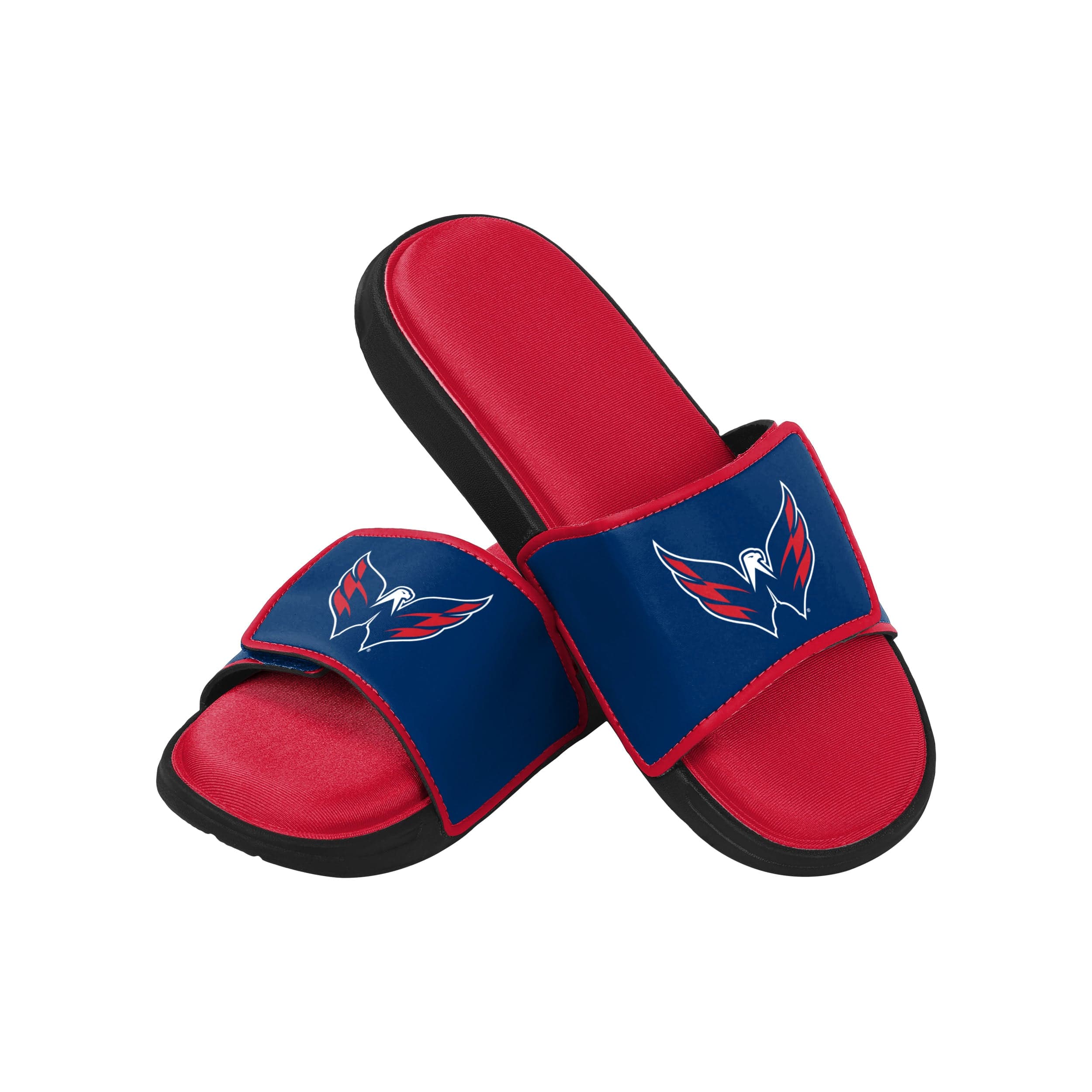 Atlanta Braves MLB Mens Memory Foam Slide Slippers