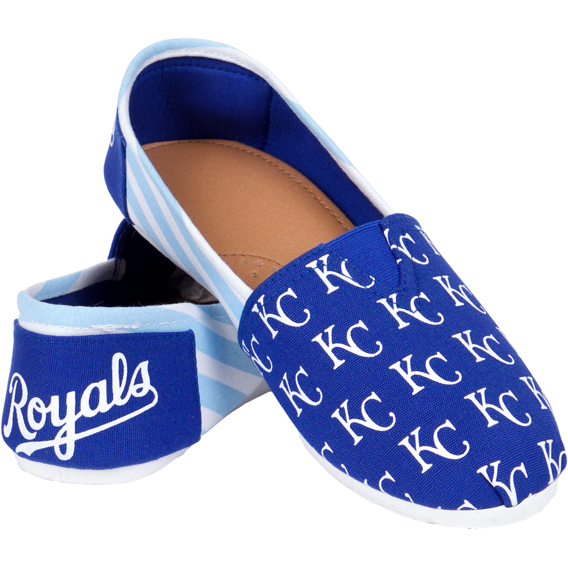 Women's Canvas Boat Shoes - Summer MLB Kansas City Royals – Eastland