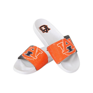 Auburn Tigers NCAA Womens Big Logo Shimmer Slide