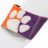 Clemson Tigers NCAA Womens Big Logo Shimmer Slide