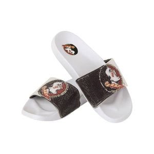 Florida State Seminoles NCAA Womens Big Logo Shimmer Slide