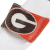 Georgia Bulldogs NCAA Womens Big Logo Shimmer Slide