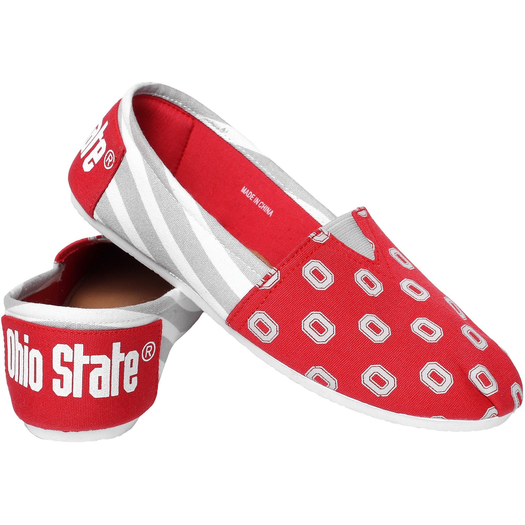 Ohio state canvas shoes hotsell